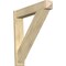 Ekena Millwork Traditional Rough Sawn Arts and Crafts Outlooker, Douglas Fir, 8"W x 44"D x 44"H OUT08X44X44TRA03RDF - alternate 1